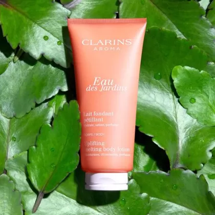 New Clarins Eau Des Jardins Crema Corporal Deliciosa