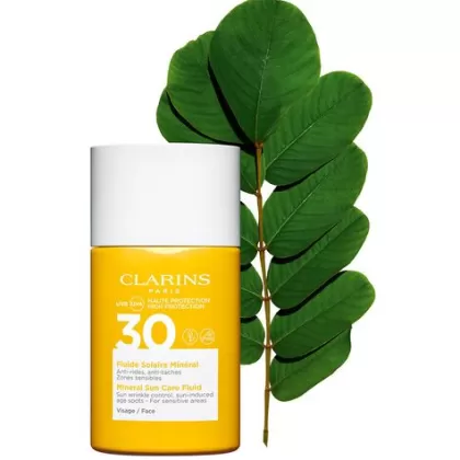 Best Clarins Fluido Solar Mineral Para El Rostro Uva/Uvb 30