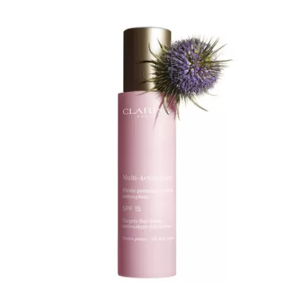 New Clarins Multi-Active Dia Fluido Spf 15 Para Todo Tipo De Pieles