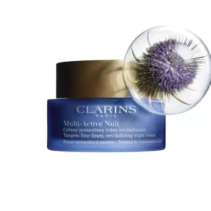 New Clarins Multi-Active Noche Crema Ligera Para Pieles Normales A Mixtas